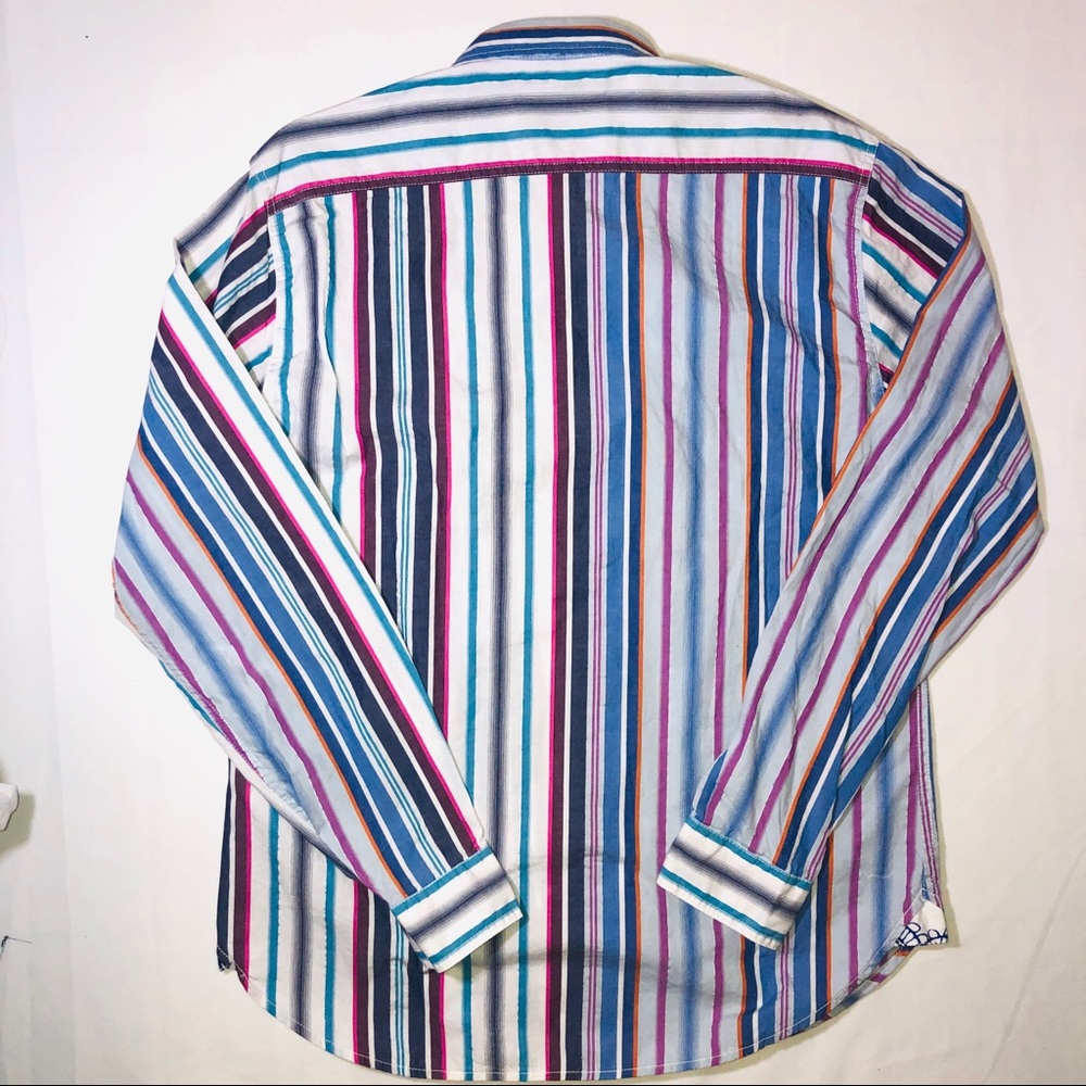 Desigual Spell Out Chest Patch Button Front Large - image 7